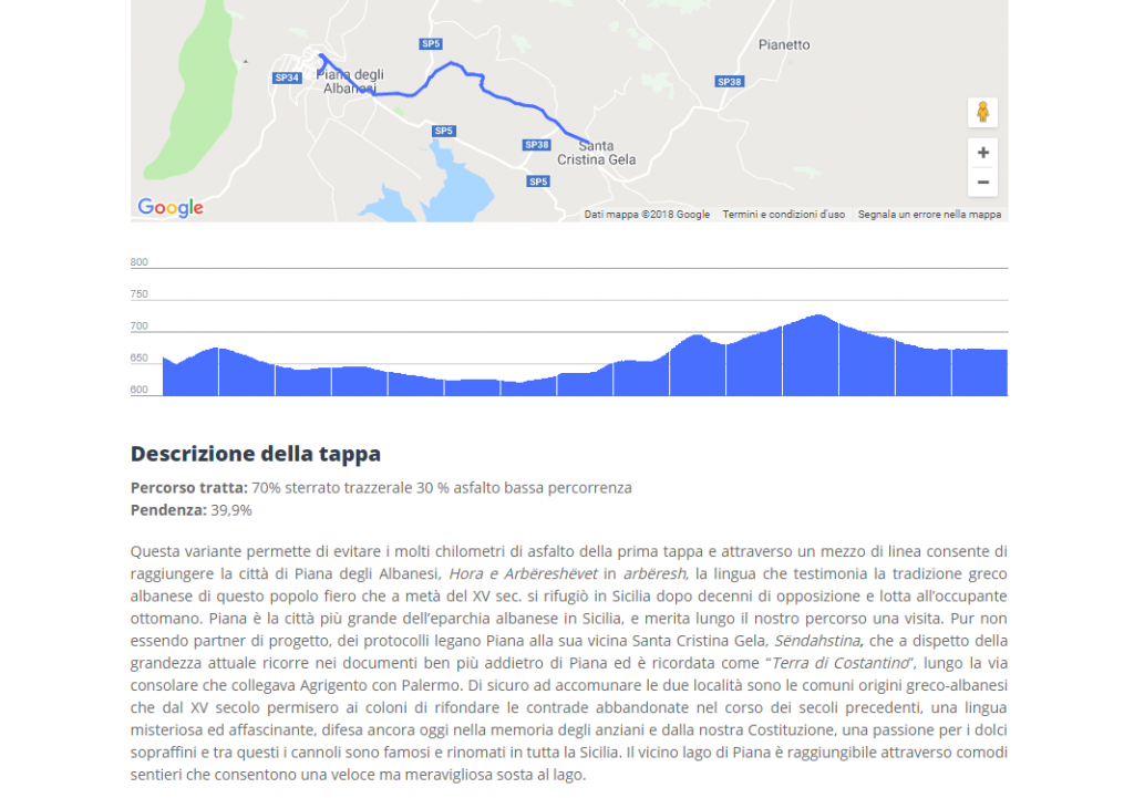 mappa  e statistiche marketing tristico